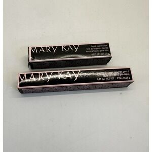 MARY KAY‎ LIQUID EYE SHADOW LIGHT BEAM And Black Eyeliner